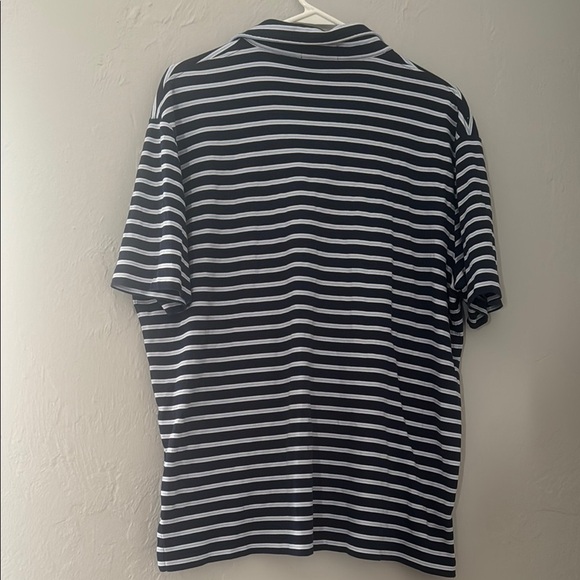 Ralph Lauren Black and White Polo Shirt with Classic Stripes 146 - Picture 5 of 6